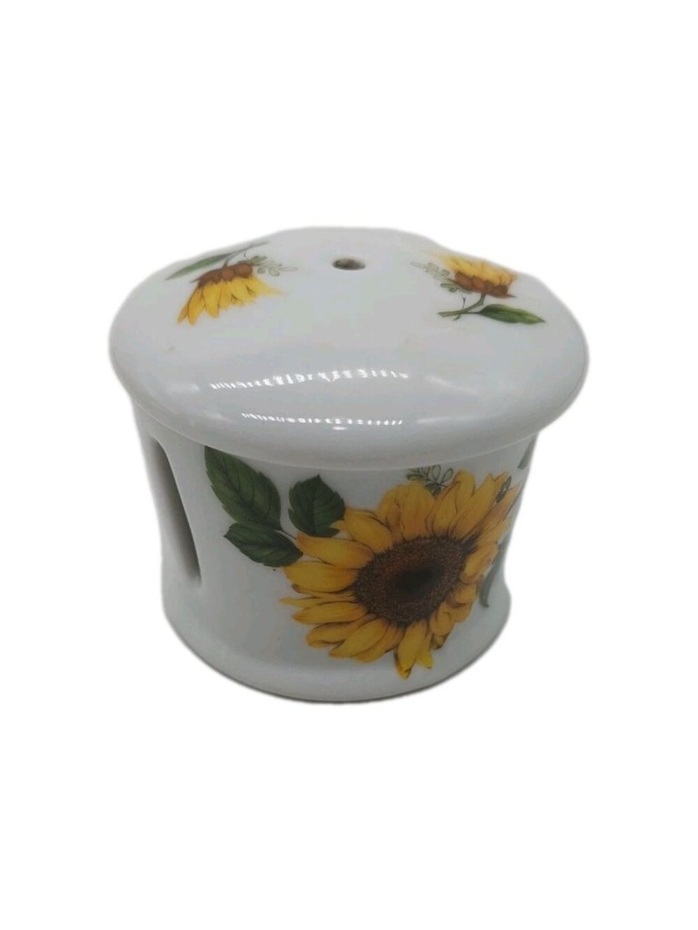 House of Prill Stamp Roll Dispenser sunflower decor Missing Handle Read